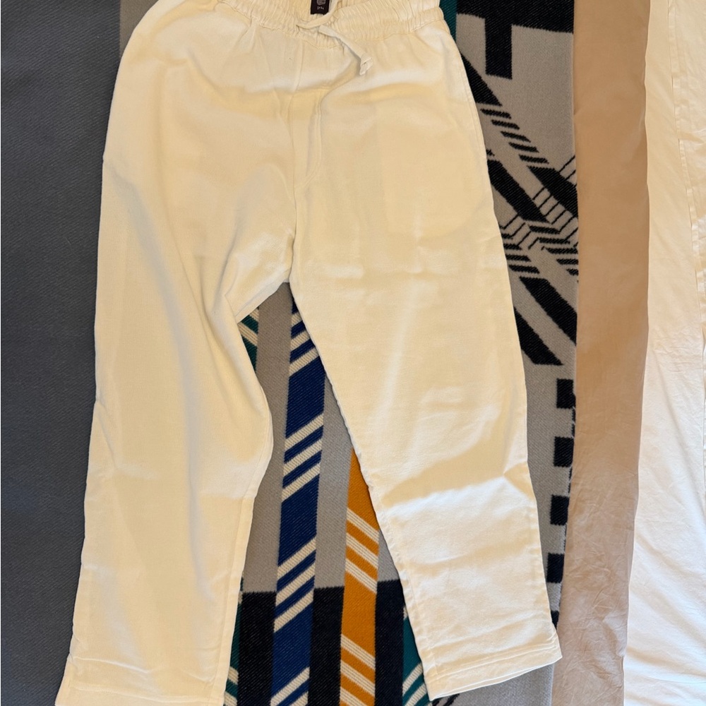 Res Ipsa Women's White Track Pants